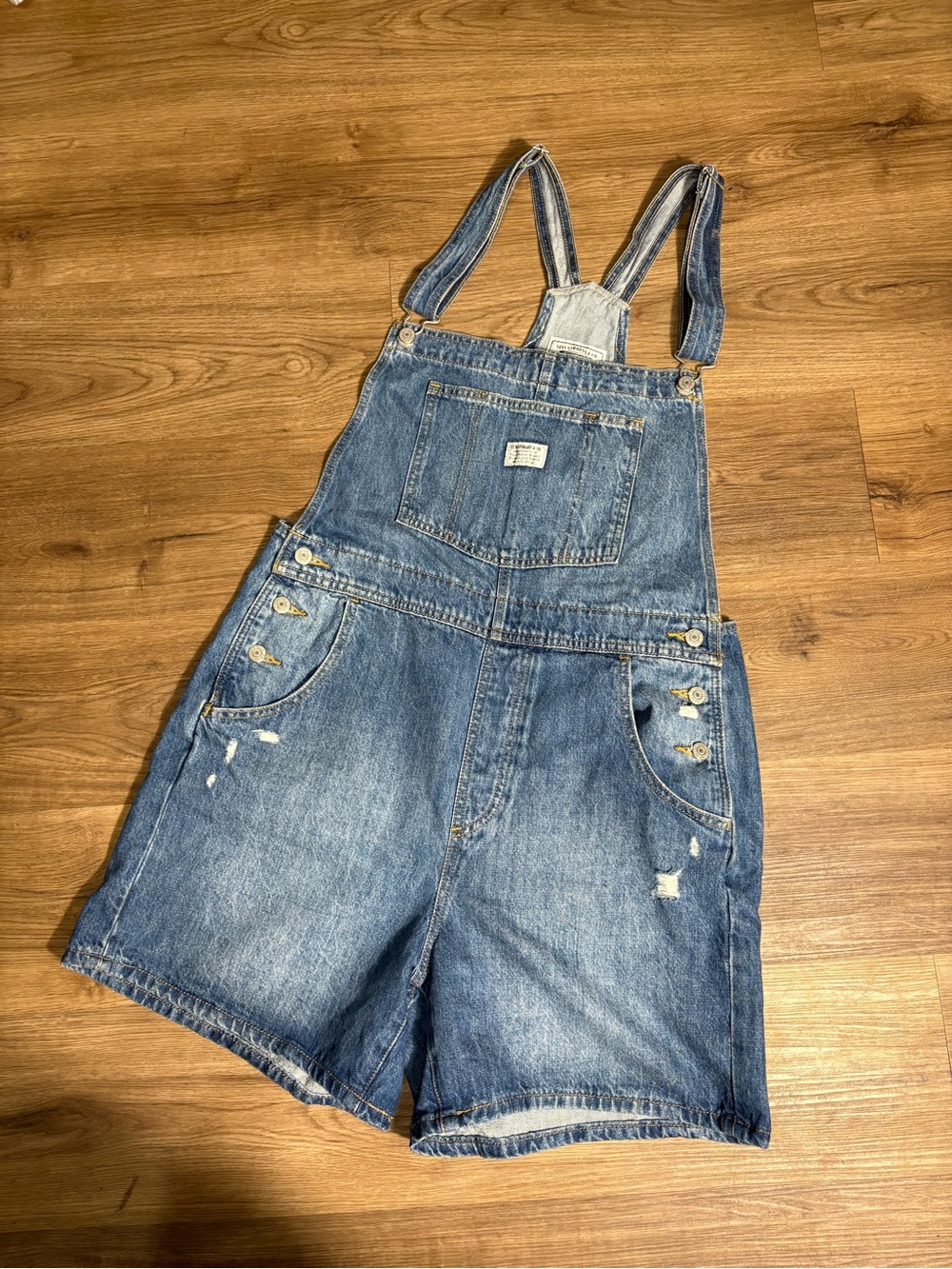 Women’s Levi’s Denim Short Overalls